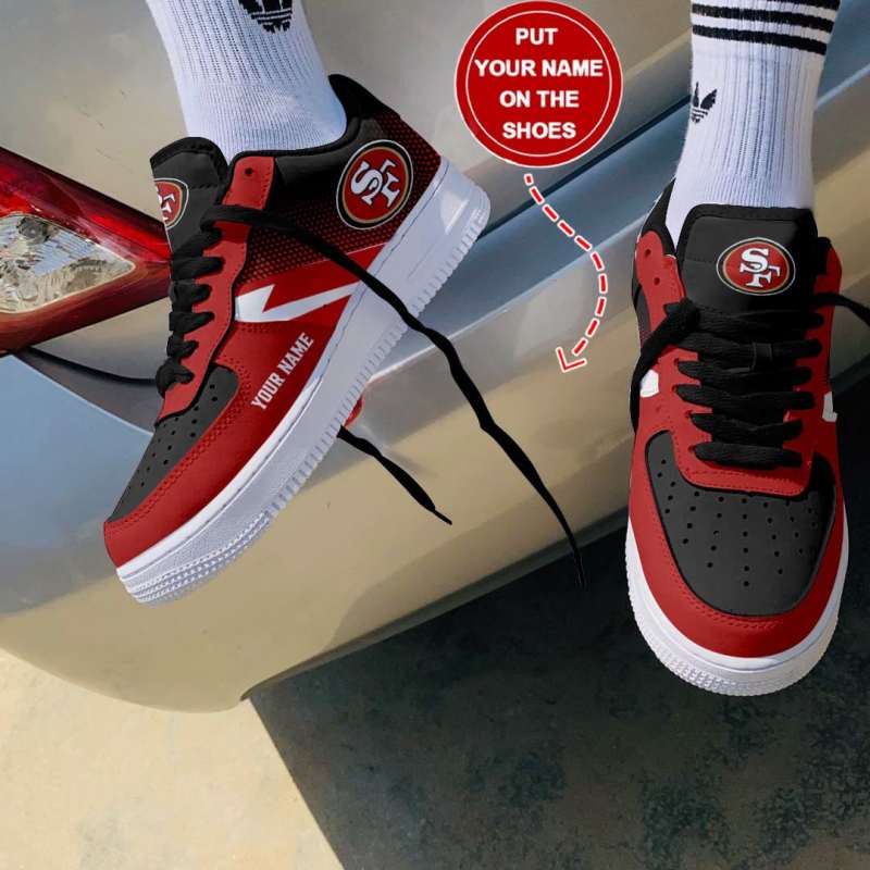 San Francisco 49ers Personalized AF1 Shoes DGMKL