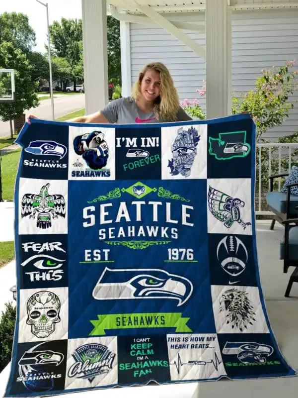 Seattle Seahawks Premium Quilt Size Chart