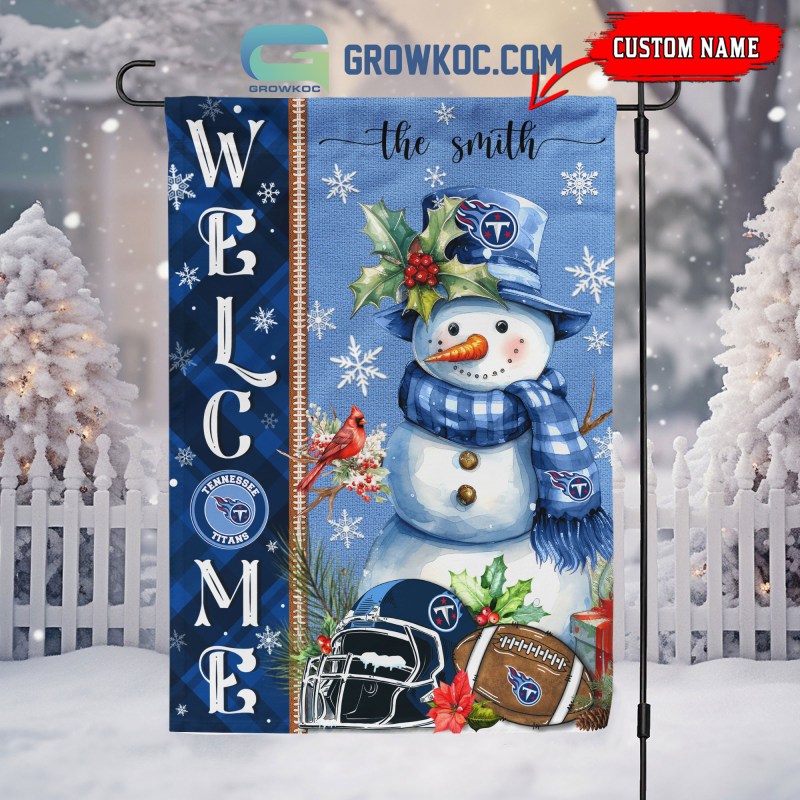 Personalized Tennessee Titans Flag