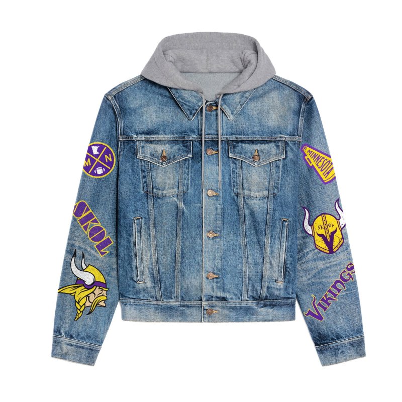 Minnesota Vikings Premium Jacket Back View