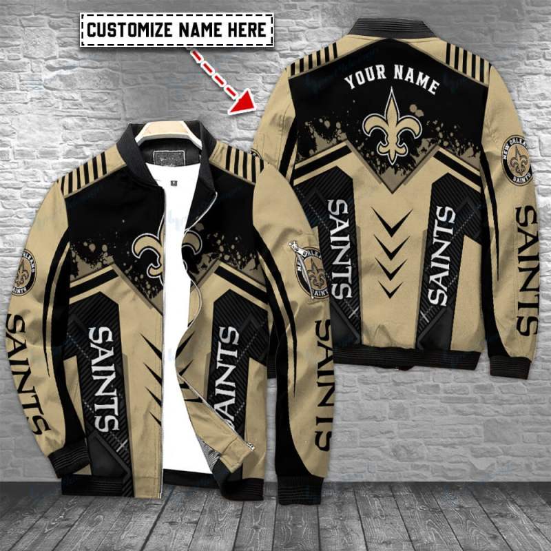 New Orleans Saints Personalized Bomber Jacket