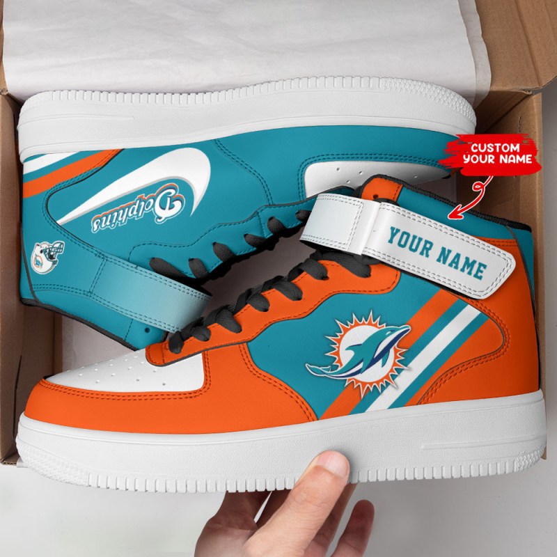 Vibrant Miami Dolphins Sneakers