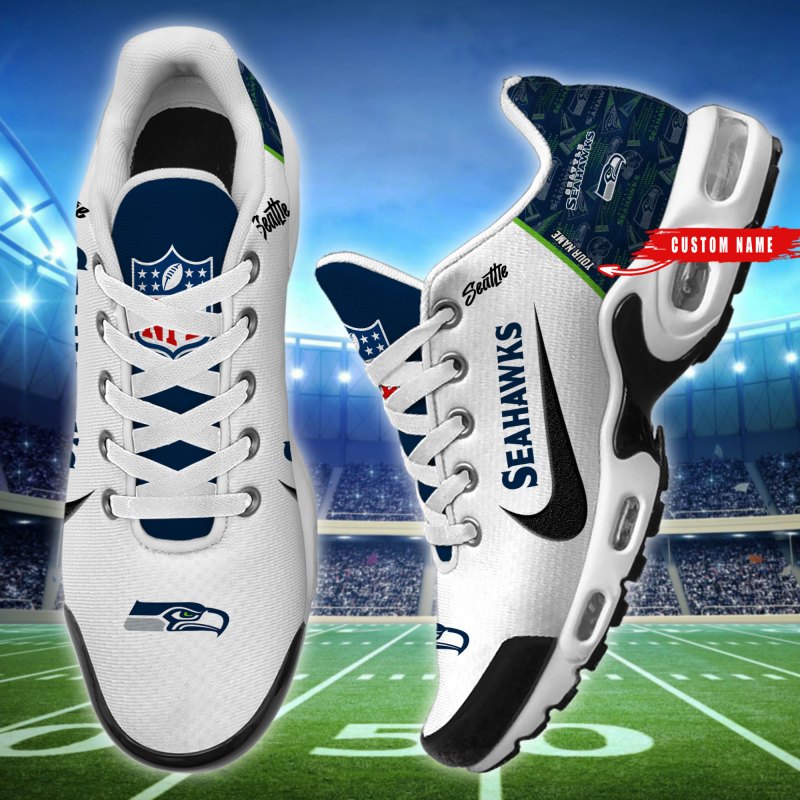 Seattle Seahawks Personalized T-N Youth Sneakers Mockup 4