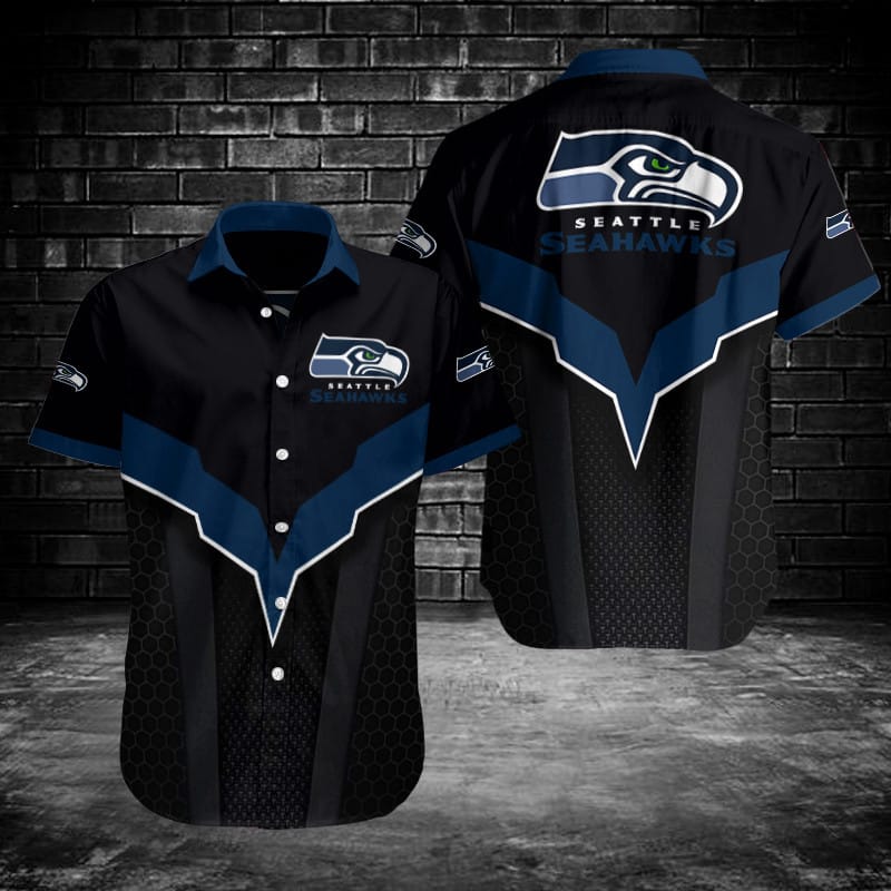 Sizing Chart for Seattle Seahawks Button Shirts BG440
