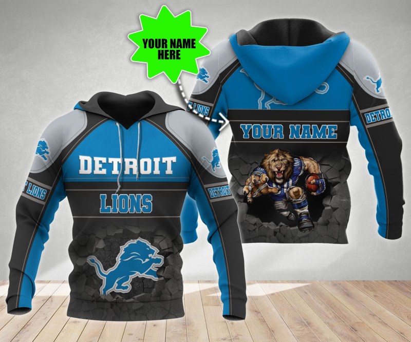 Detroit Lions Personalized Ugly Christmas Sweater