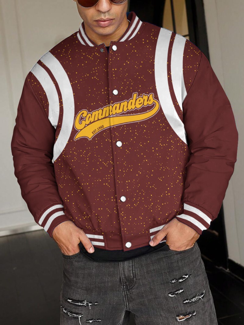 Washington Commanders Varsity Jacket