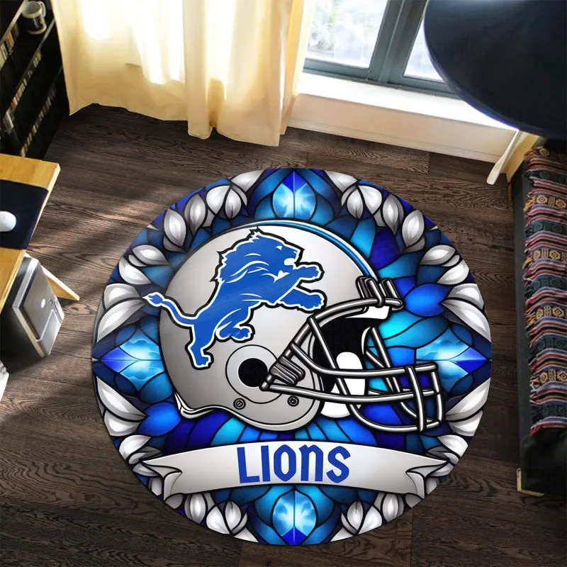 Detroit Lions Round Rug