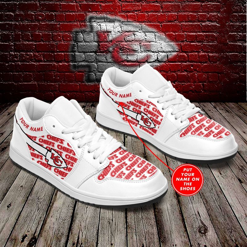 Kansas City Chiefs Sneakers Top View