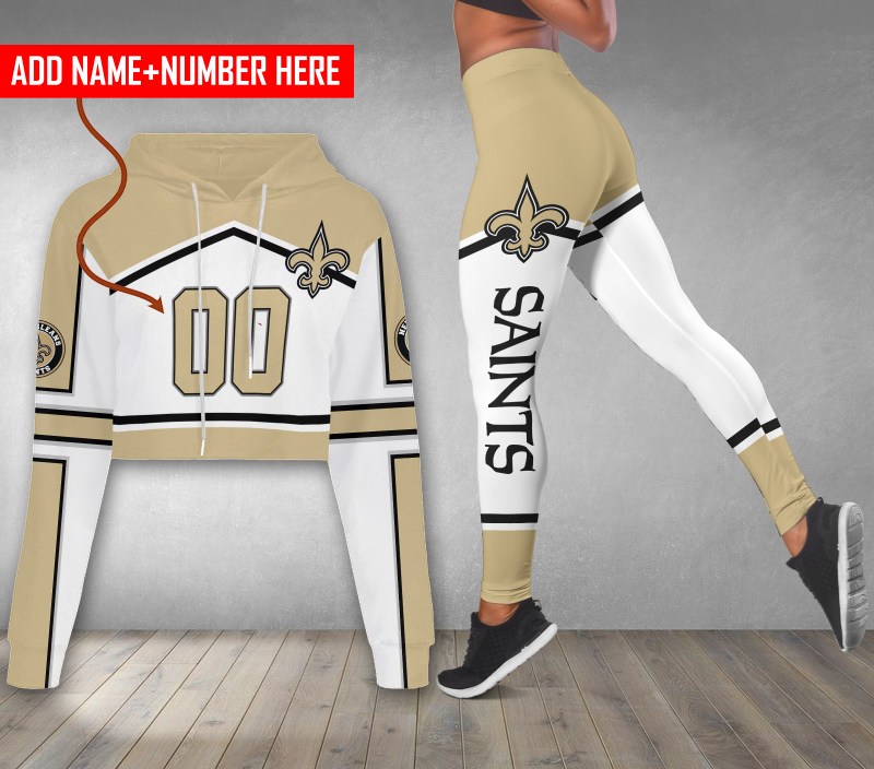 New Orleans Saints Croptop Hoodie