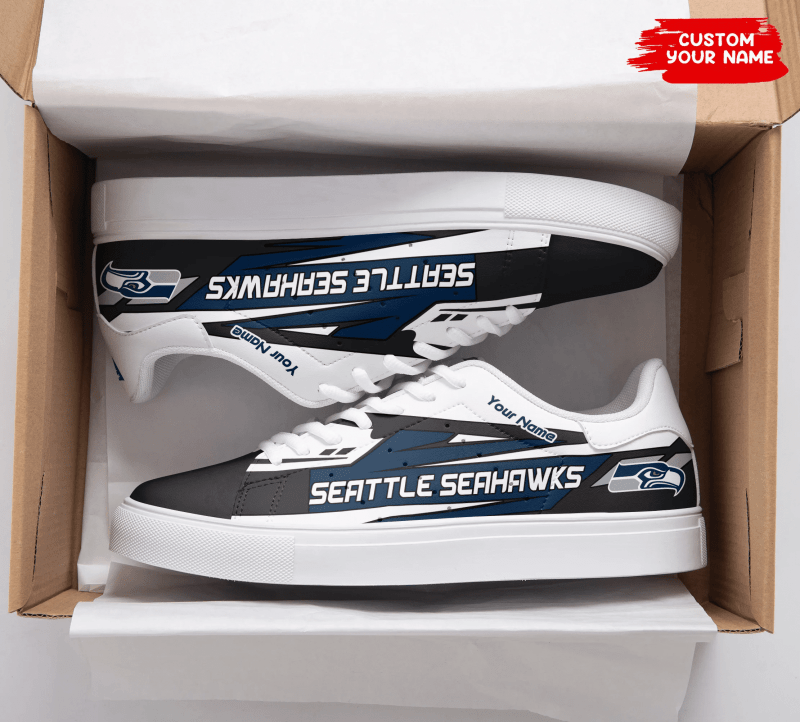 Seattle Seahawks Custom Sneakers Design