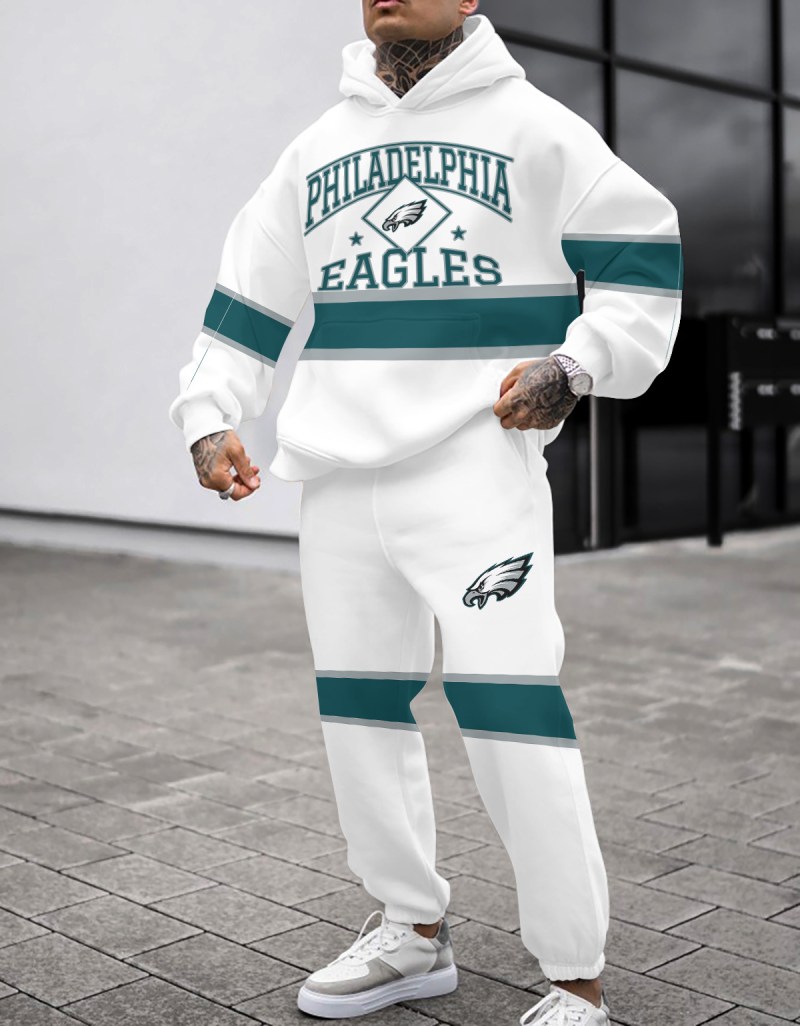 Philadelphia Eagles Hoodie and Sweatpants Set