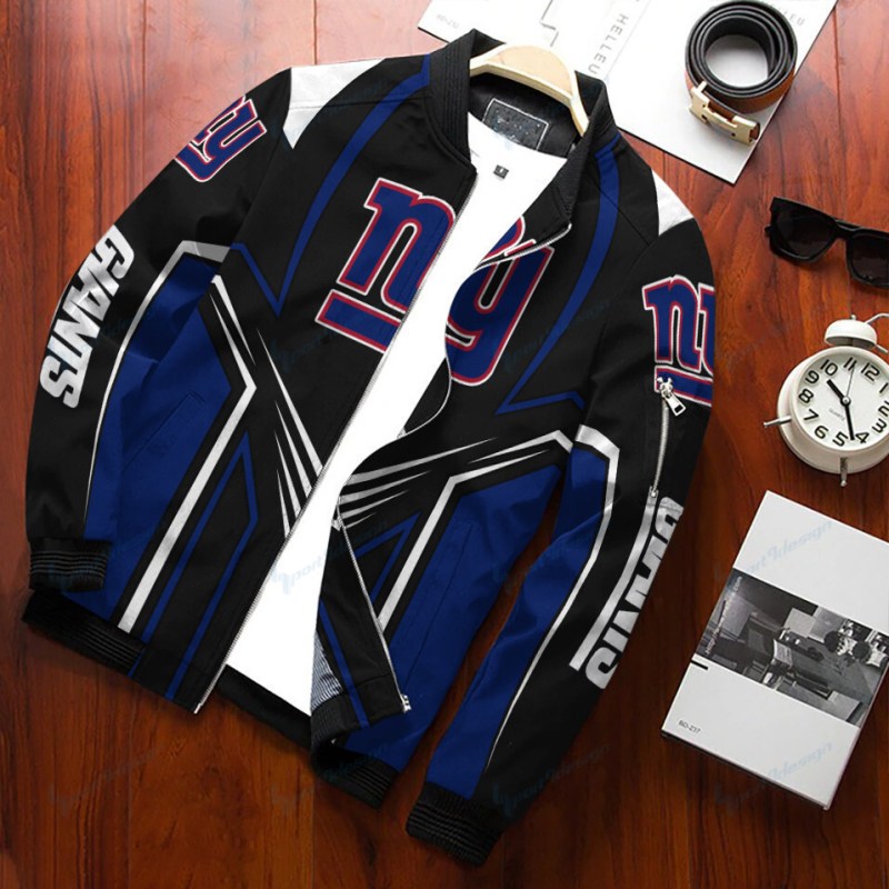 New York Giants Bomber Jacket Back