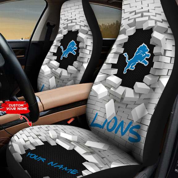 Detroit Lions Car Seat Cover 2