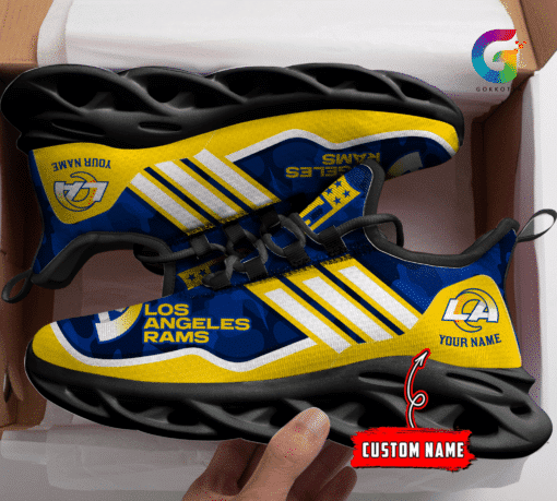 Los Angeles Rams Personalized Yezy Running Sneakers 2