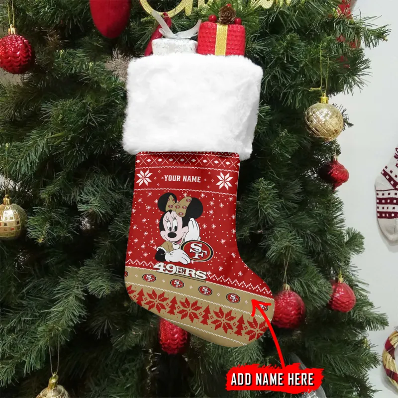 San Francisco 49ers Christmas Sock