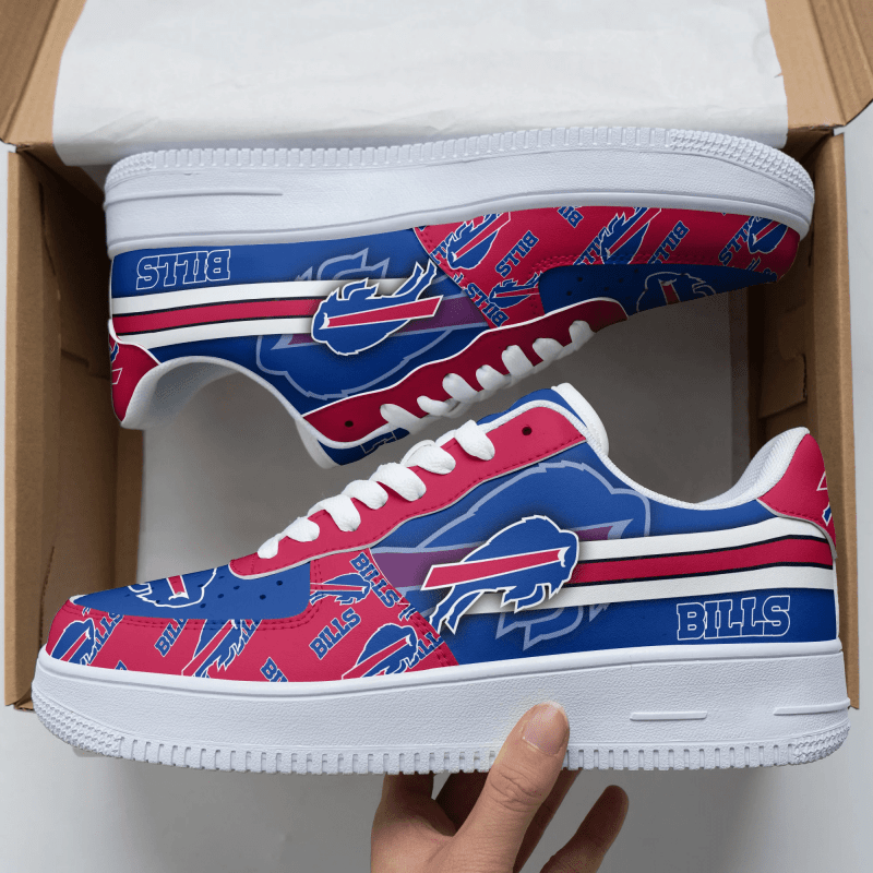 Buffalo Bills AF1 Shoes Detailed View