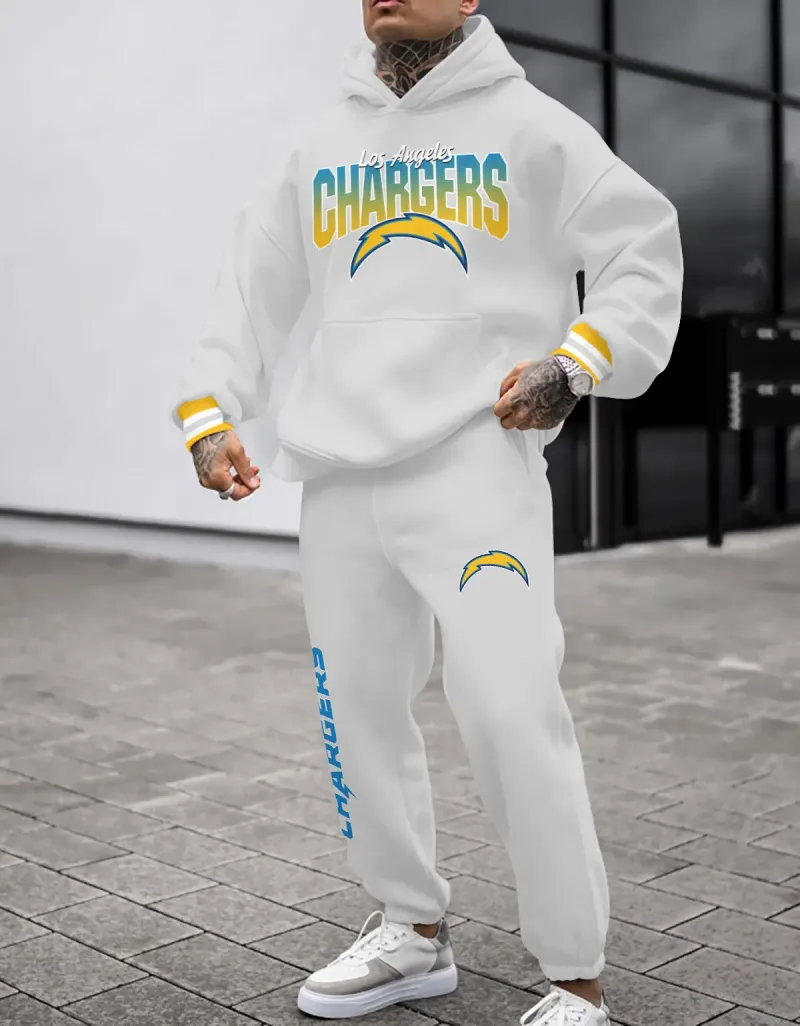 Los Angeles Chargers Hoodie and Sweatpants