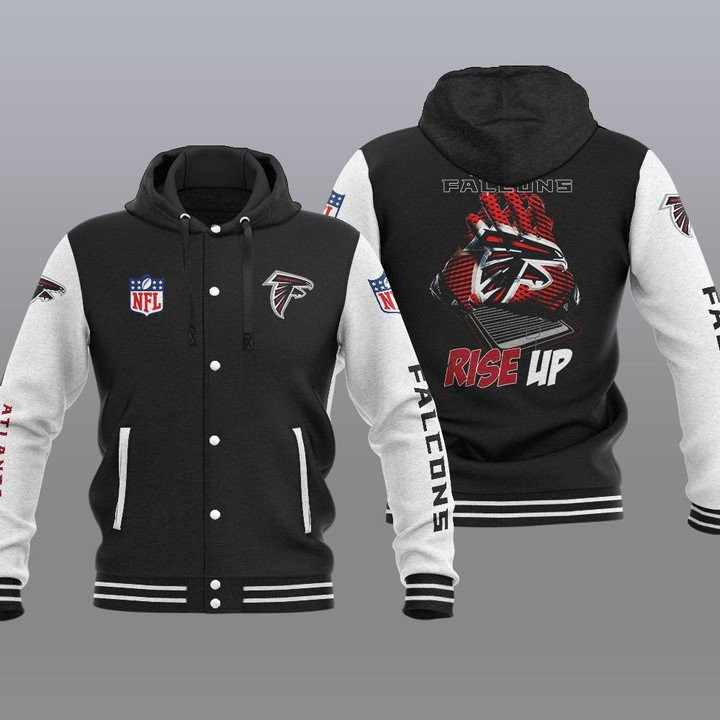 Atlanta Falcons Hooded Button Jacket