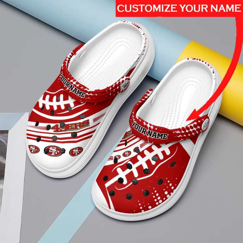 San Francisco 49ers Personalized Limited Clog