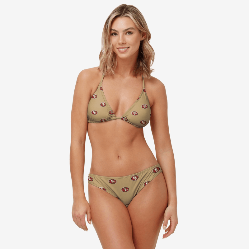 San Francisco 49ers Women's Mini Print Bikini