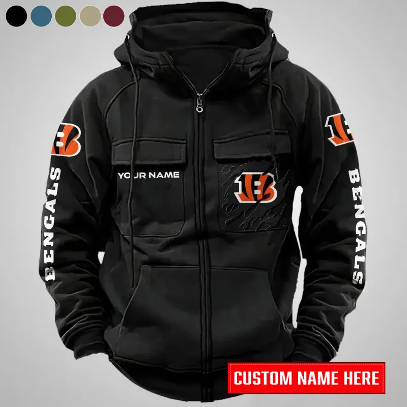 Cincinnati Bengals Black Hoodie
