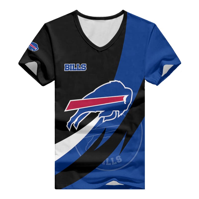 Buffalo Bills V-neck T-shirt - Image 3