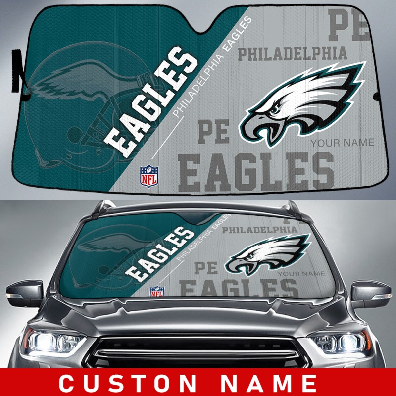 Philadelphia Eagles Personalized Auto Sun Shade