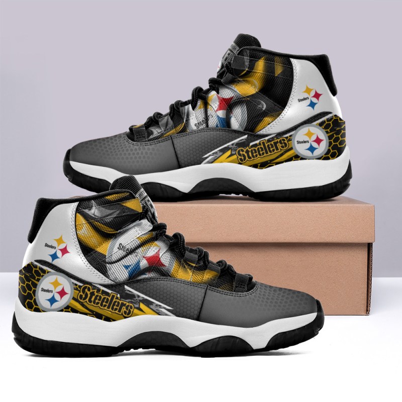 Pittsburgh Steelers AJD11 Sneakers Back View