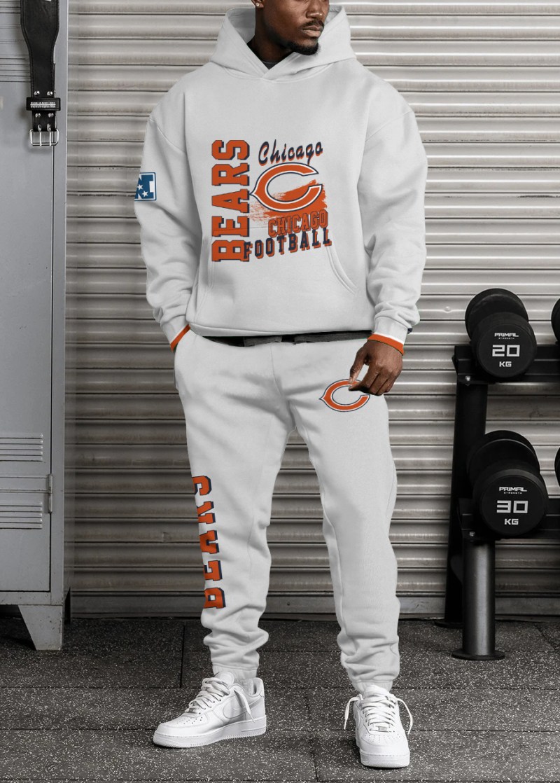 Chicago Bears Hoodie and Sweatpants Set