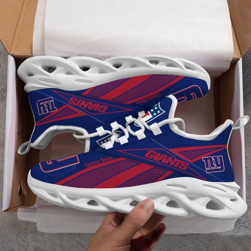 New York Giants Personalized Yezy Sneakers