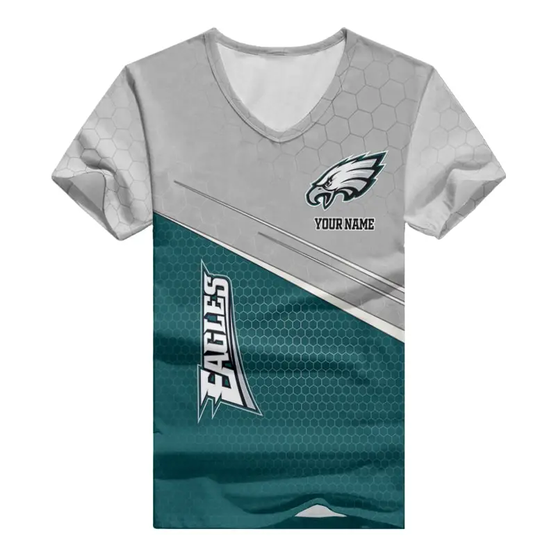 Philadelphia Eagles V-neck Women's T-shirt - Image 1