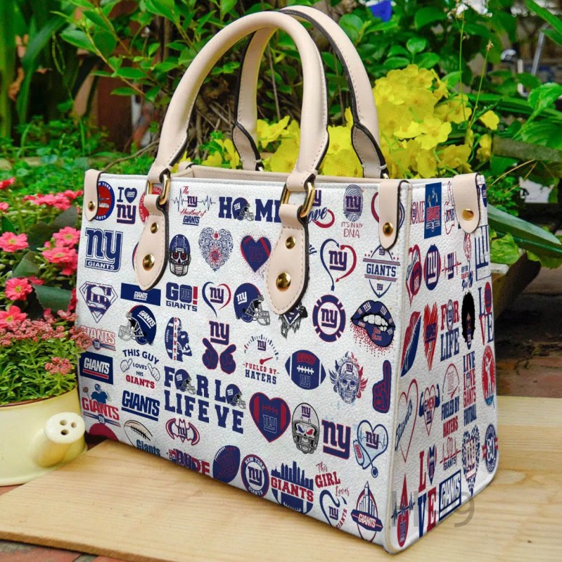 New York Giants Leather Hand Bag