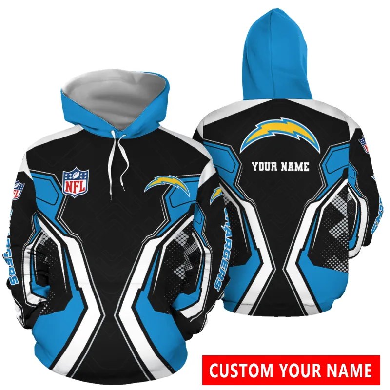 Los Angeles Chargers Personalized Hoodie