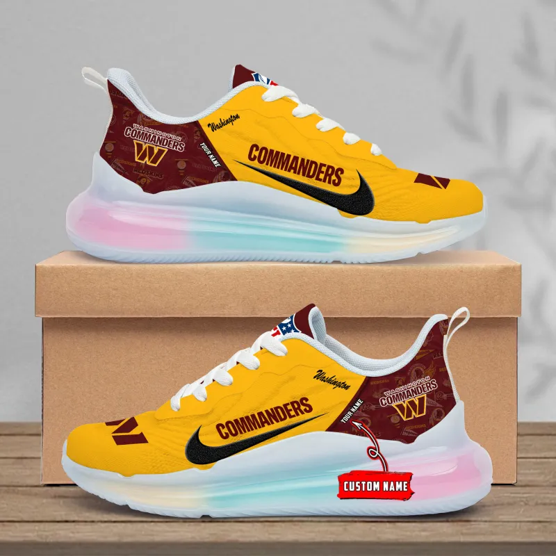 Washington Commanders Rainbow Cushion Running Shoes Image 2