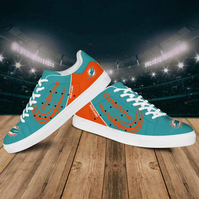Miami Dolphins Personalized SS Custom Sneakers