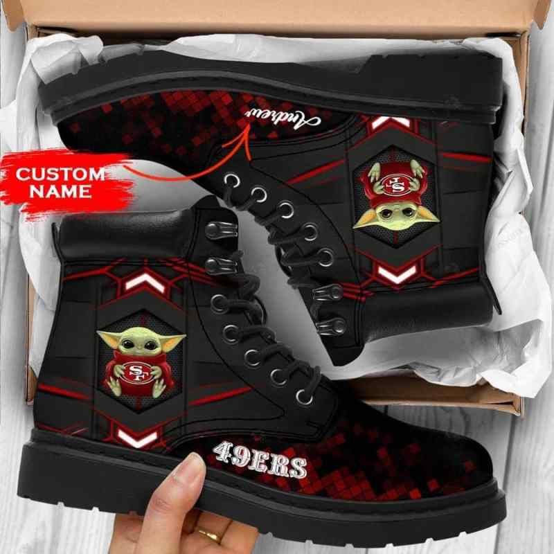San Francisco 49ers Personalized TBL Boots