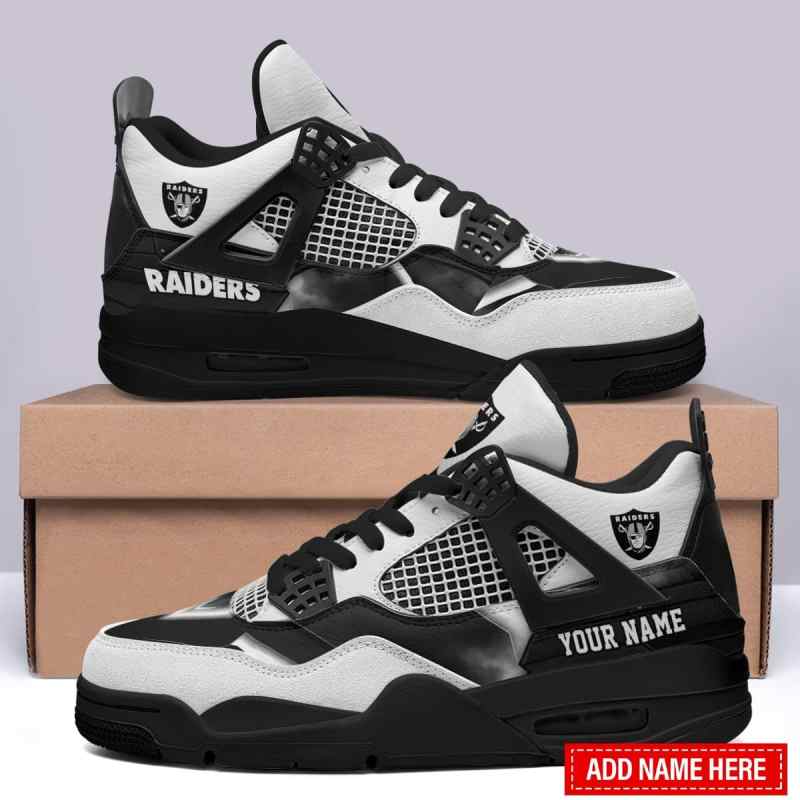 Las Vegas Raiders AJ4 Sneaker