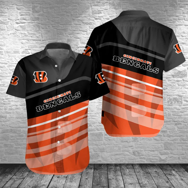Cincinnati Bengals Button Shirt Sizing Chart