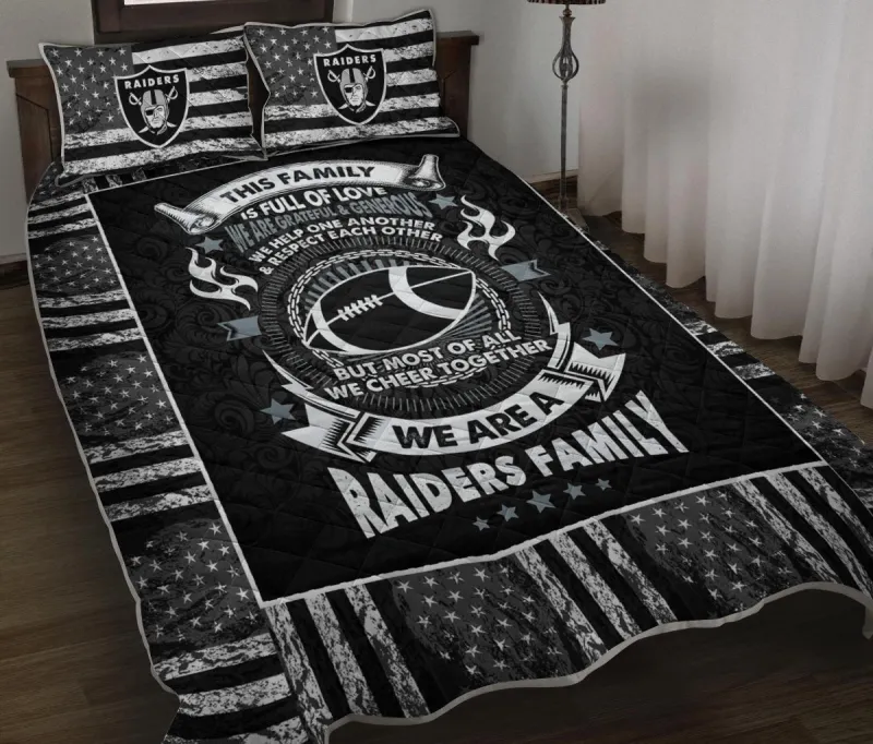 Las Vegas Raiders Quilt Set