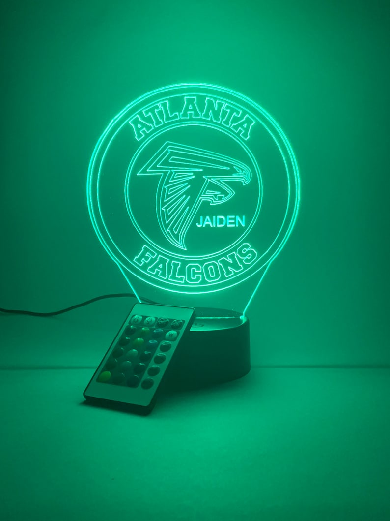 Atlanta Falcons Personalized 3D Lamp