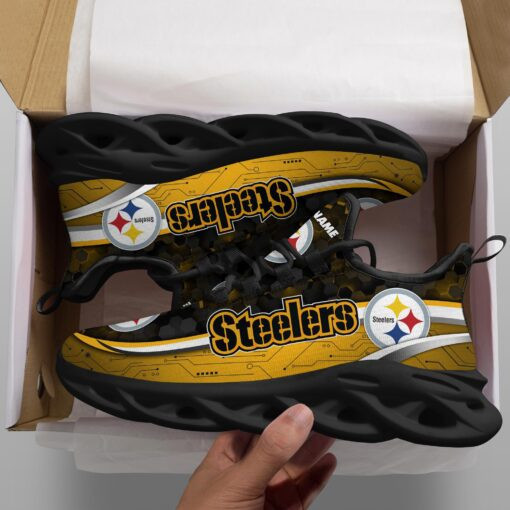 Pittsburgh Steelers Personalized Yezy Running Sneakers