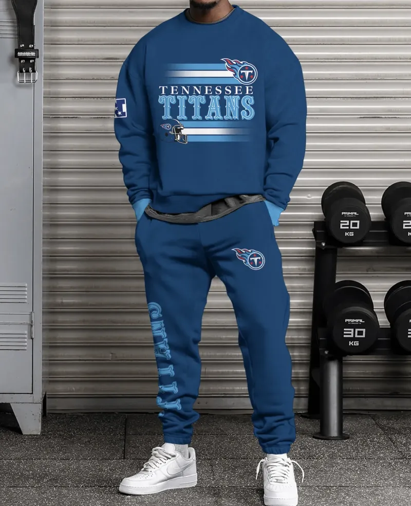 Tennessee Titans Combo 3D Sweatsuit and Sweatpants - Unisex NFL Fan Gear