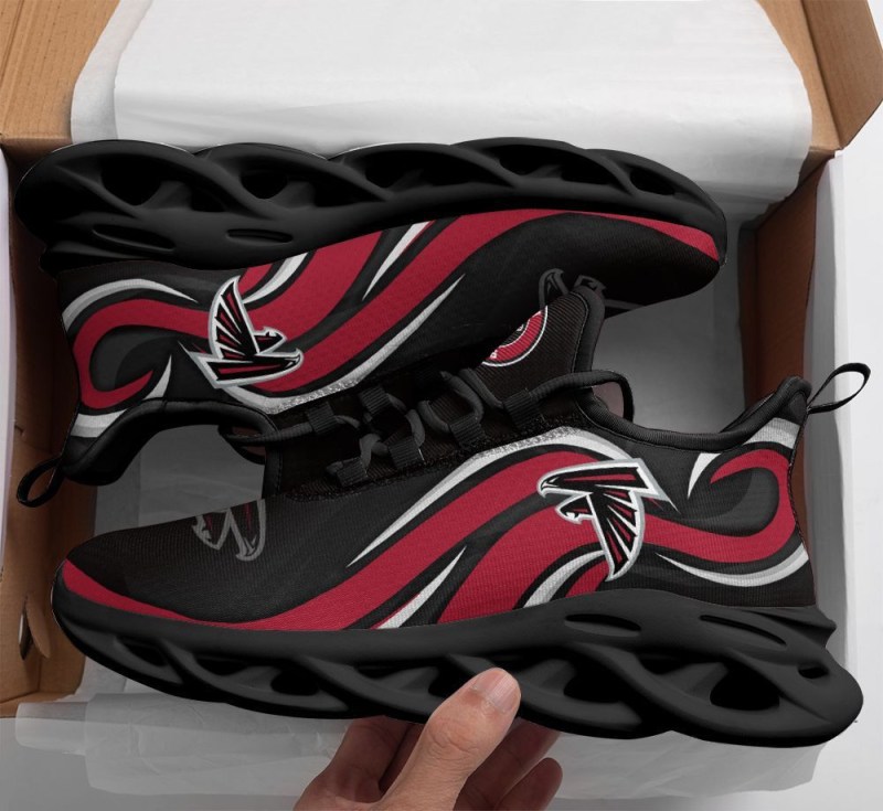 Atlanta Falcons Yezy Running Sneakers - Top View