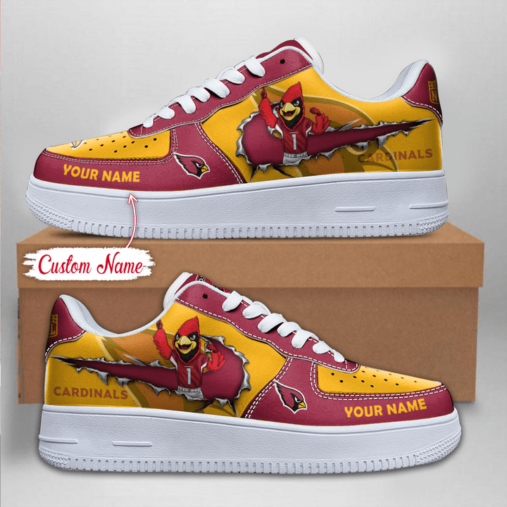 Side View of Arizona Cardinals Air Force 1 Sneaker