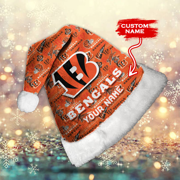 Cincinnati Bengals Personalized Christmas Hat
