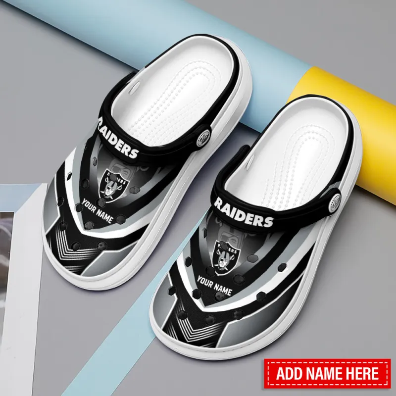 Las Vegas Raiders Personalized Limited Clog
