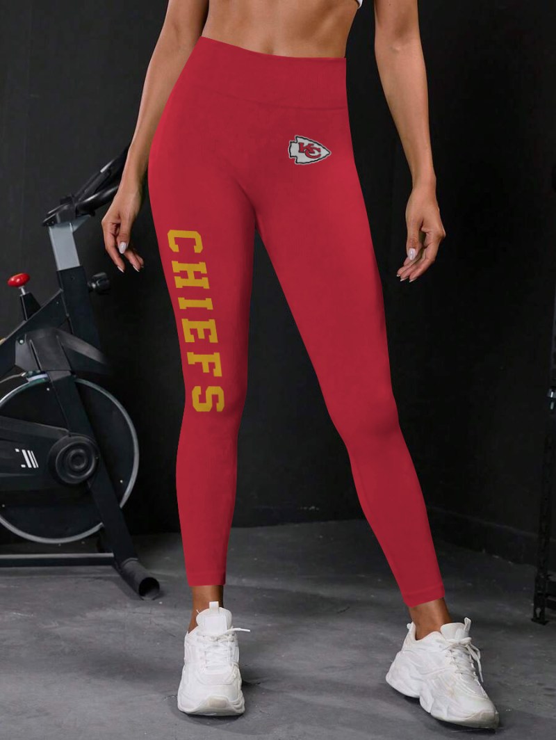 Kansas City Chiefs Leggings Back View