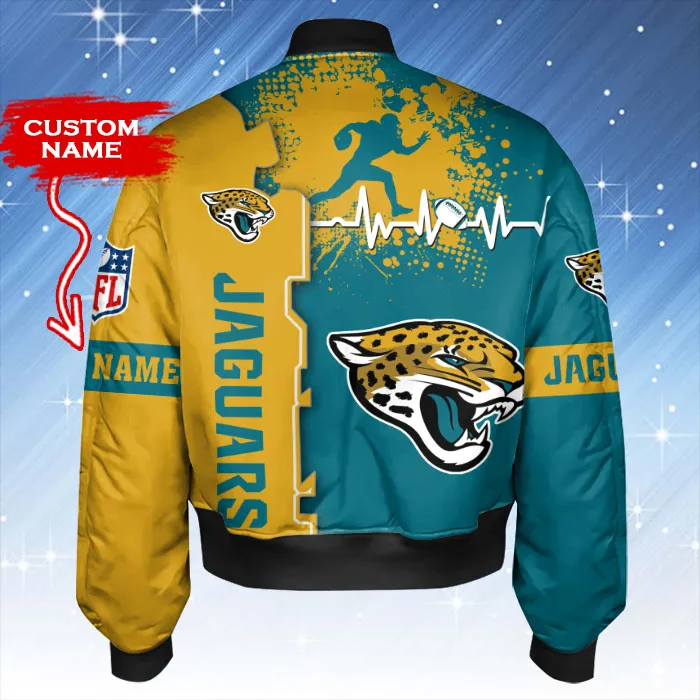 NFL Bomber Jacket for Jacksonville Jaguars Fans