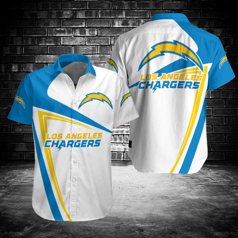 Sizing Chart for Los Angeles Chargers Button Shirt BG884