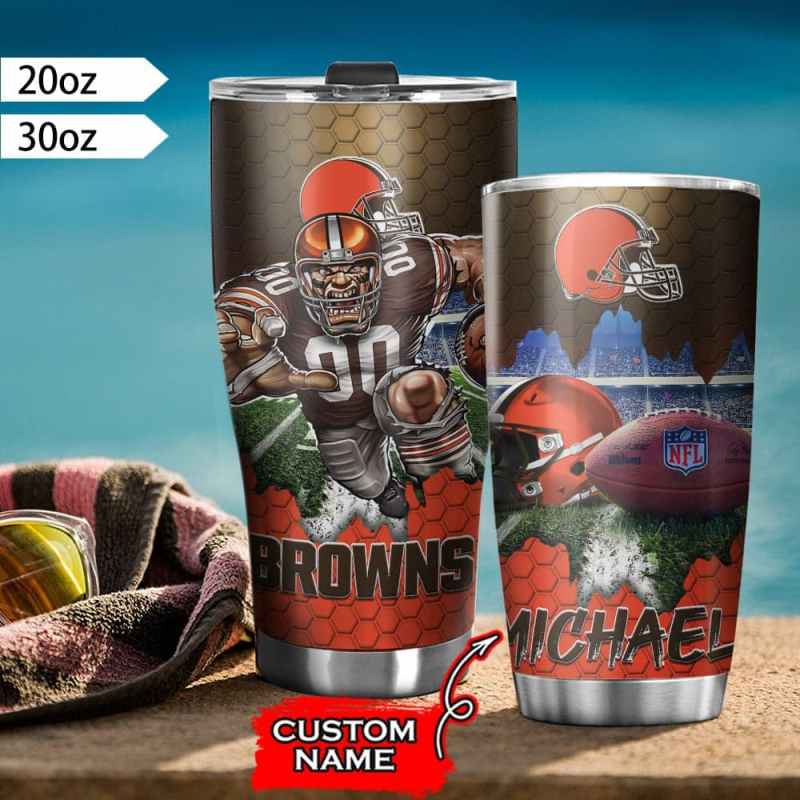 Cleveland Browns Personalized Tumbler
